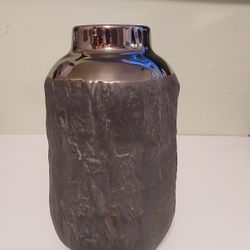 Silver Brown Ceramic Vase (14)