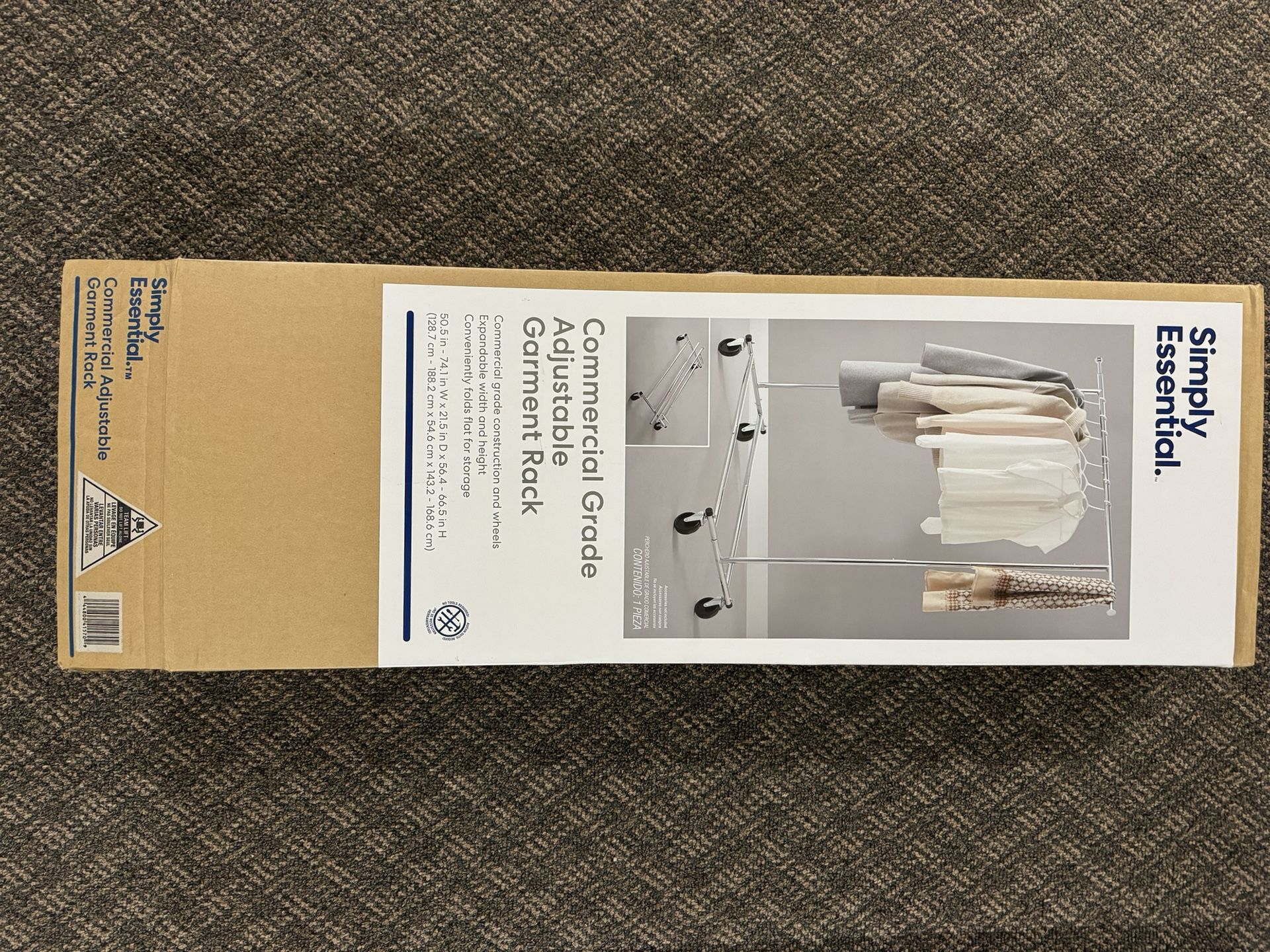 Simply Essentials Commercial Grade Adjustable Garment Rack