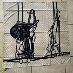 Gucci Shawl Silk 34inch