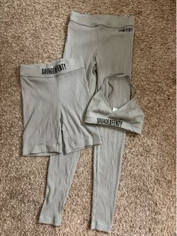Savage x Fenty ribbed active set