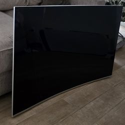 $150 OBO Samsung Curved 55" KS8500. Broken screen