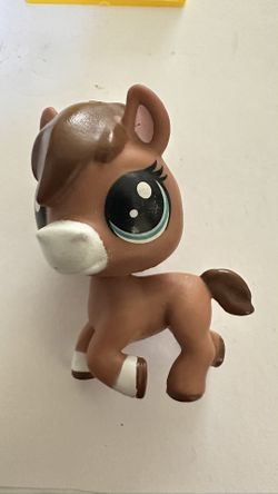 Littlest Pet Shop (LPS) #99 Brown Horse Figure – “Nadima North”