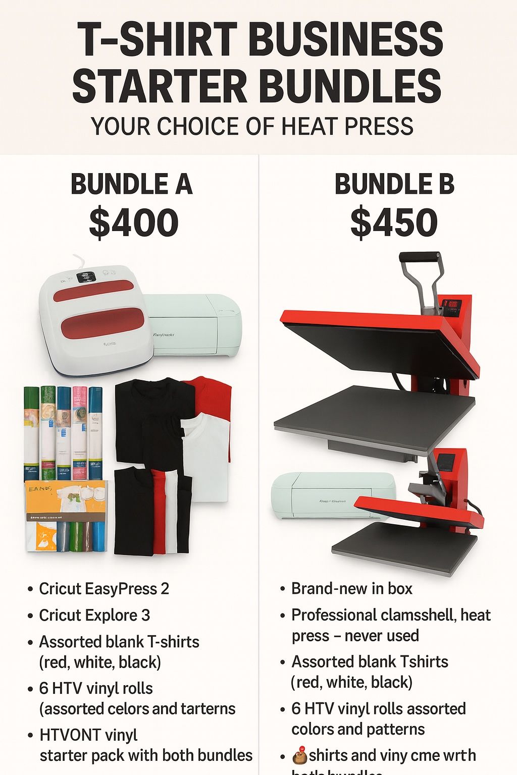 Starter T-shirt Bundle