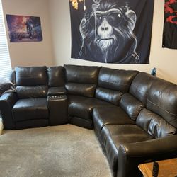 Leather Couch 