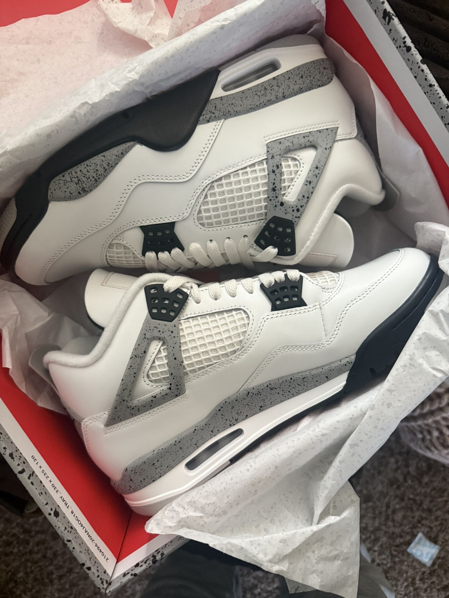 Air Jordan 4 White Cement