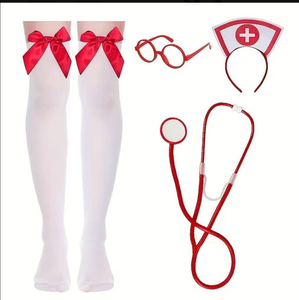 Nurse Halloween costume accessories.