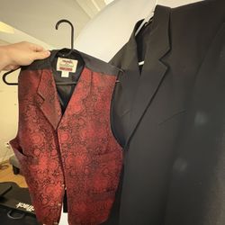 Men’s Western Blazer And Vest