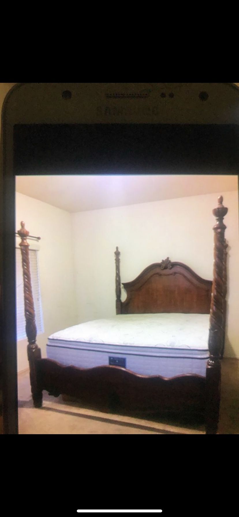 King size Oak bed