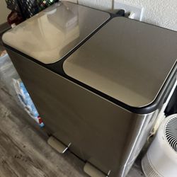 Dual Trashcan Stainless