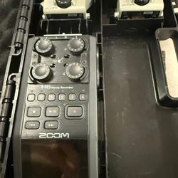 Zoom H6 Handy Recorder w/ XYH-6 & MSH-6 Mic Capsules + Hard Case – Excellent