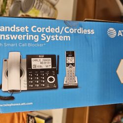 AT&T handset corded cordless answering system home phone (YES, IT'S AVAILABLE)