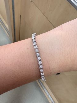 Diamond Tennis Bracelet White Gold