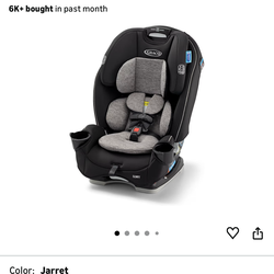 Graco Slimfit 3-in-1 Convertible Car Seat, Ultra-Space-Saving Design, Jarret, Suitable for Rear and Forward-Facing, Highback Booster Seat with 10-Posi