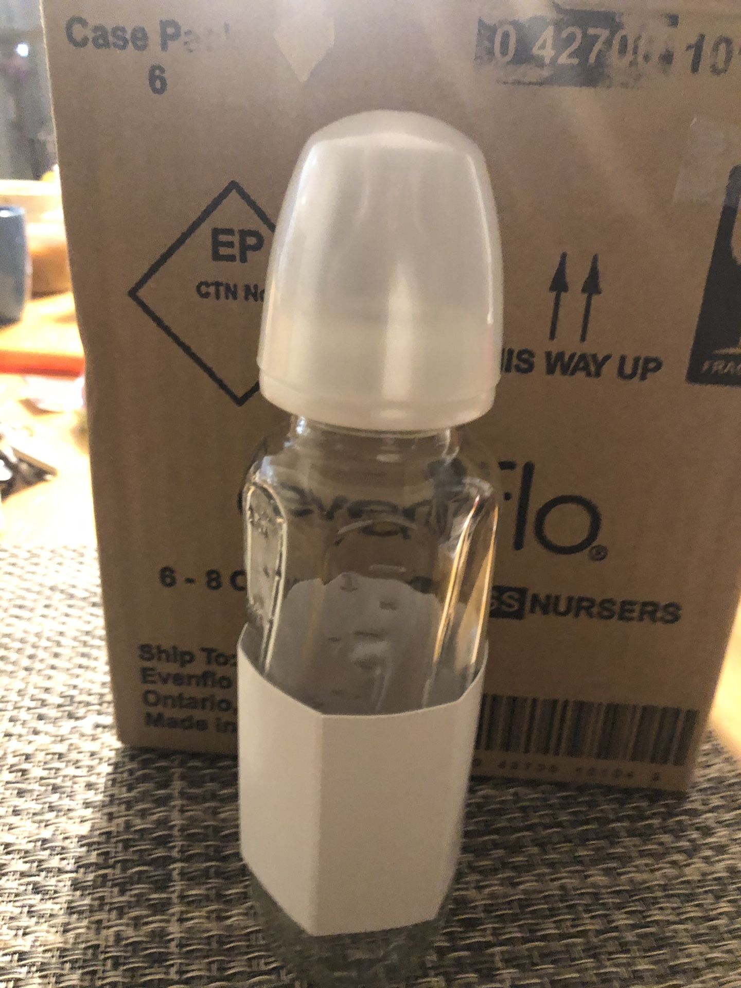 Evenflo glass 8 oz 6 of them in box