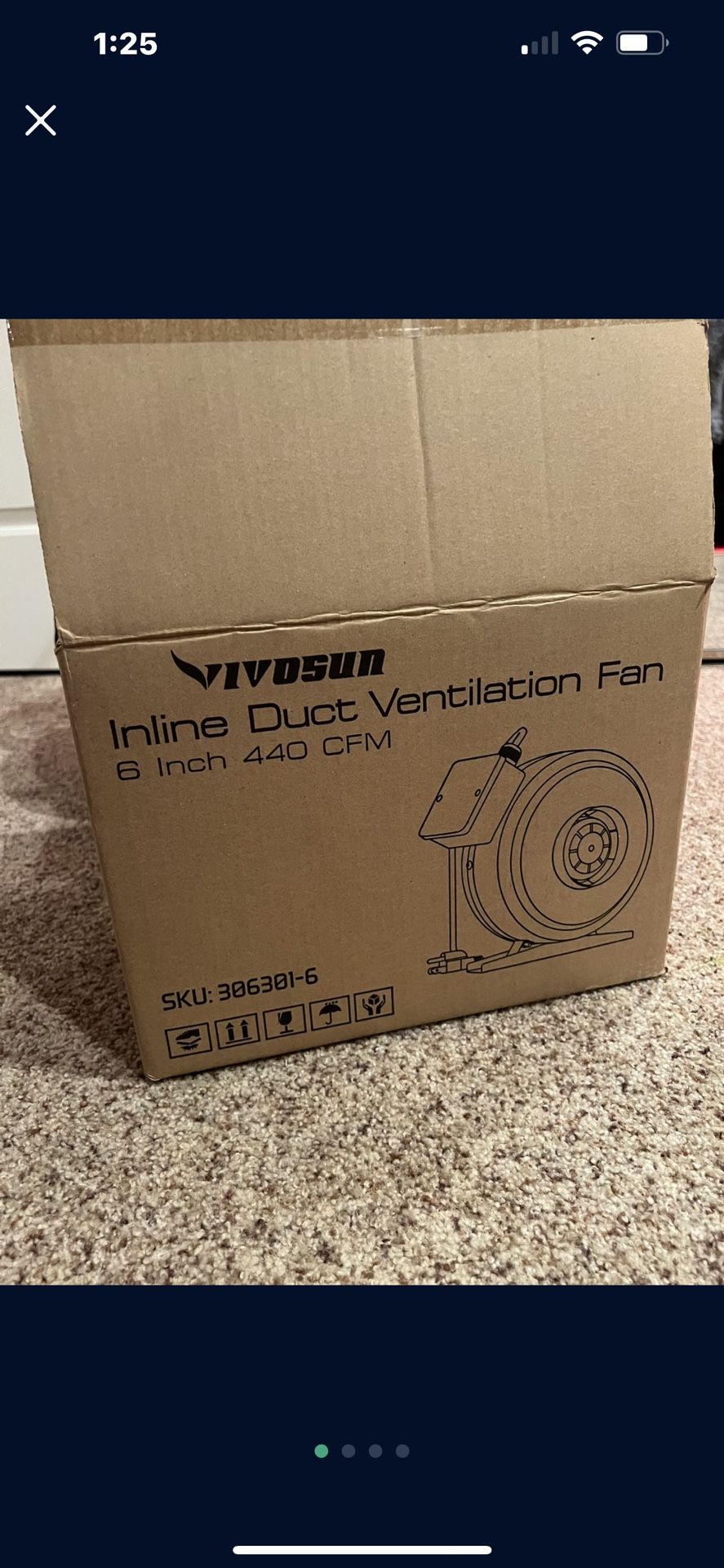 Inline Duct Ventilation Fan