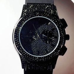 Black diamond watch