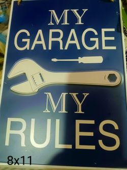 Tin Sign 