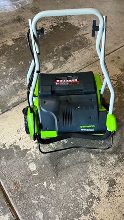 Greenworks 14" Corded Electric Dethatcher (Model 27022) - Used Once, Like New
