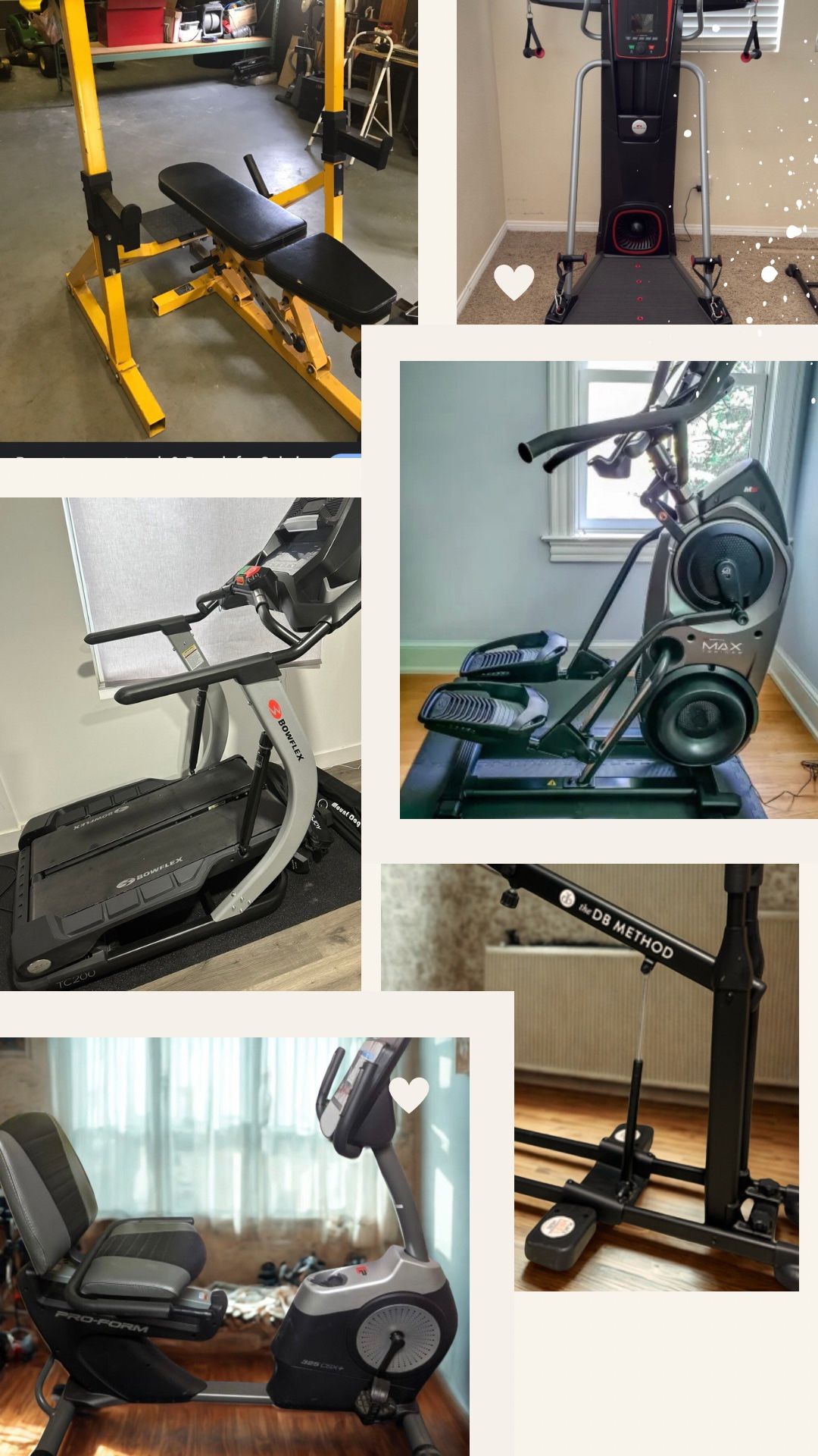 MUST SELL! Fitness Equipment! Bowflex, Powertec, Proform EXCELLENT CONDITION & still Sold In Stores