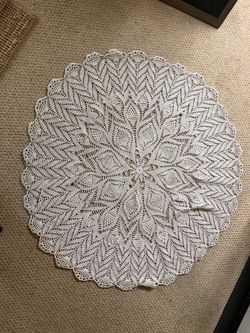 Crochet Table Cloth (handmade)