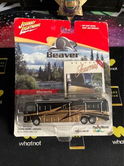 Johnny Lightning Diecast Beaver Motor Home Metal Die-Cast Body And Chassis