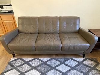 Gray Mid Century Modern Couch