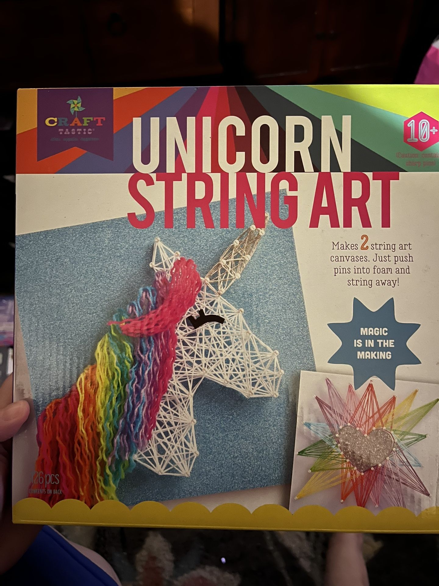 Unicorn string art