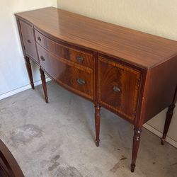 Antique carved mahogany Buffet chest