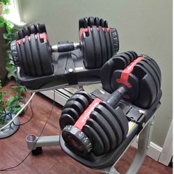 Bowflex/Adjustable/Weights