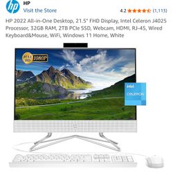 HP All In One desktop