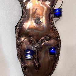 One-of-a-Kind Copper Woman’s Torso Sculpture