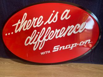 Snap-on Tools Embossed Sign