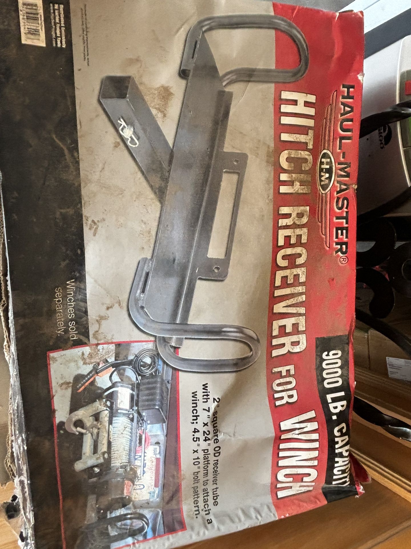 New Hitch receiver For Winch - Never Opened