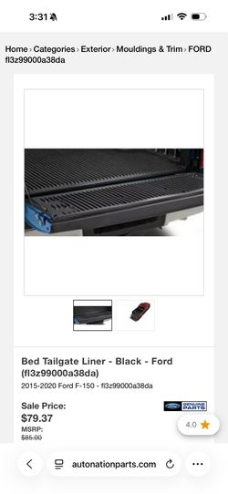 2015 F150 Tailgate Bed Liner