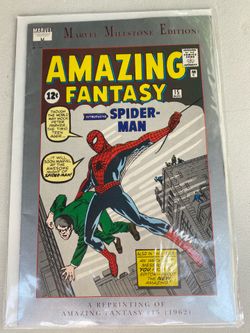 Comic : Amazing Fantasy # 15 1962 ( Reprinting ) *** The Very First Appearance Of Spider-Man ***