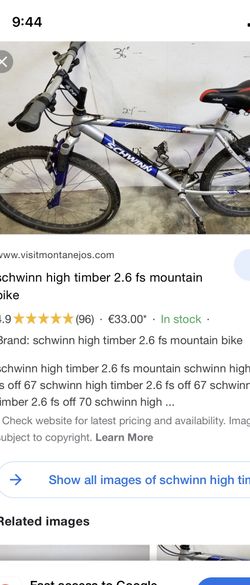 Schwinn high timber 2.6 fs mountain bike hotsell