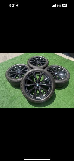 22” Factory BMW X7 M50i 755M G07 Wheels Rims Tires Stock Genuine Original OEM
