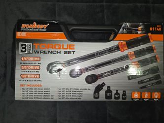 Horusdy 3 Pcs Torque Wrench Set With 7 Pcs Extensions, Drive Adapters, https://offerup.com/redirect/?o=Sm9pbnQuTkVX