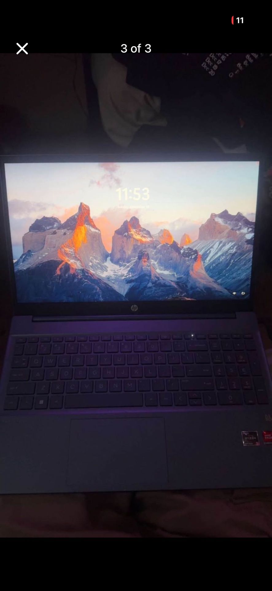 Hp Laptop Asking 100 Today