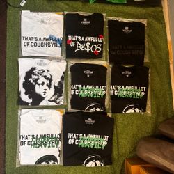 That’s a awful lot of cough syrup shirts