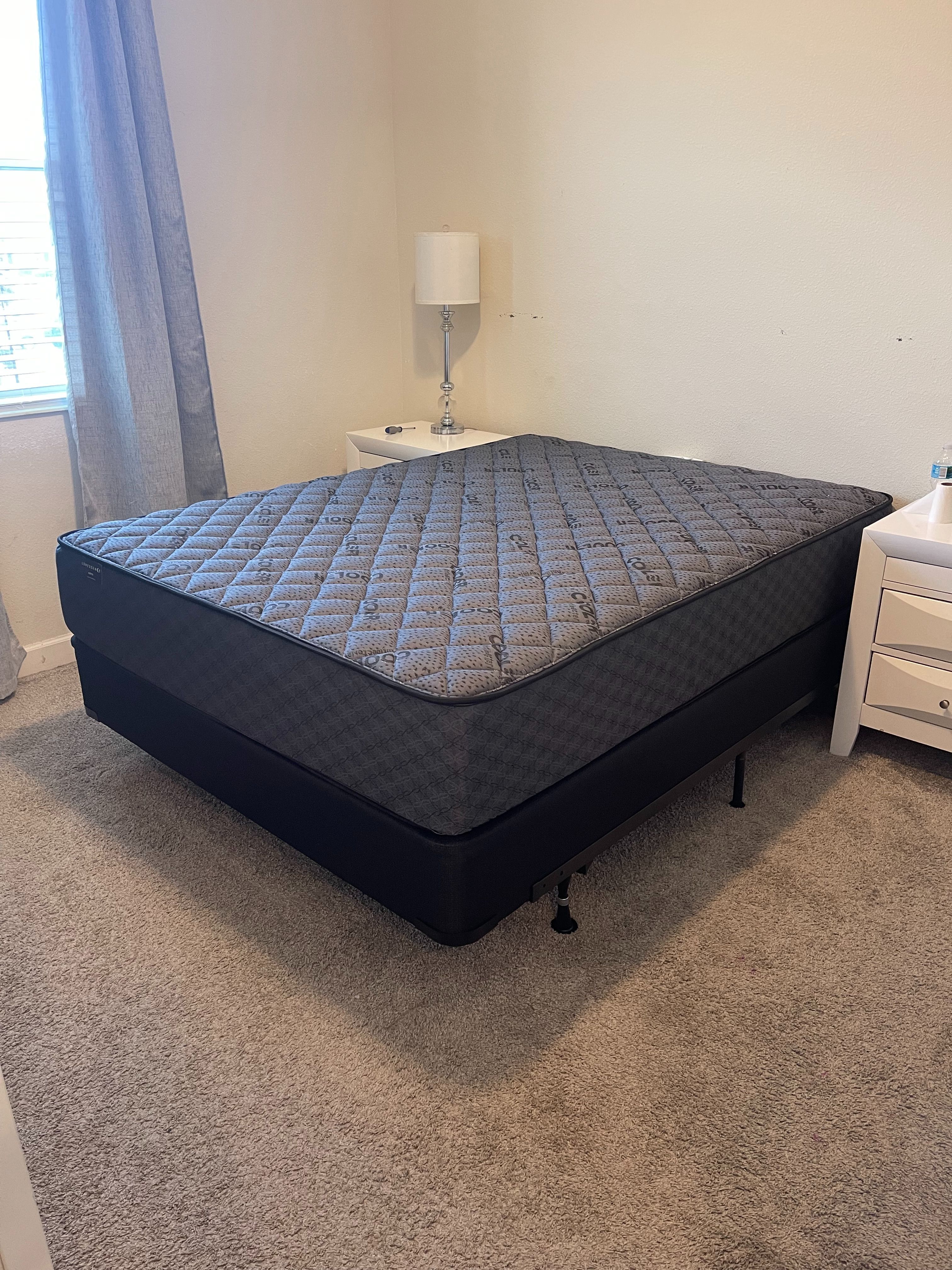 Orthopidic Firm Mattress and Boxspring Sets in Queen