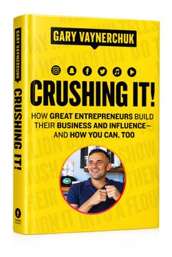 Gary Vaynerchuk Signed Crushing It! Hardcover Book