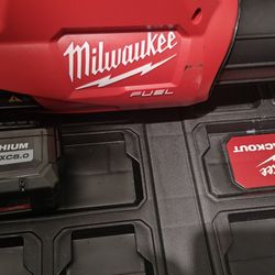 Tool Boxes And Blower Charger And Battery 