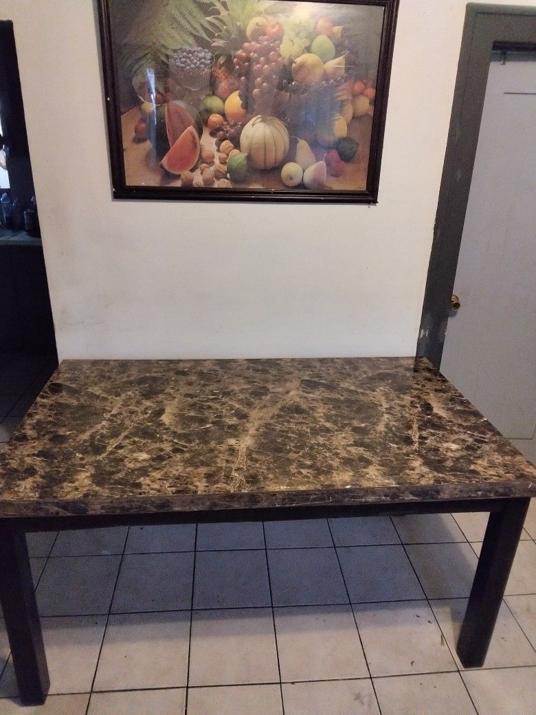 Marble Style Table $70 OBO