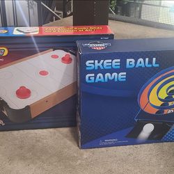Skee Ball & Tabletop Air Hockey