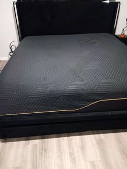 Queen bed and mattress