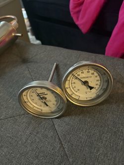 Stainless Steel Dial Thermometers – Set of 2