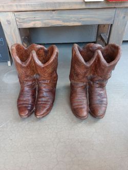 Concrete Boot Planters/ Decor