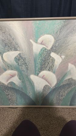 Vintage Calla Lilies Painting