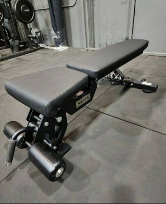 BRAND NEW Adjustable FID Weight Bench, Incline To Decline, Squat Rack, Bumper Plates, Barbell, Gym Mats Rubber Flooring